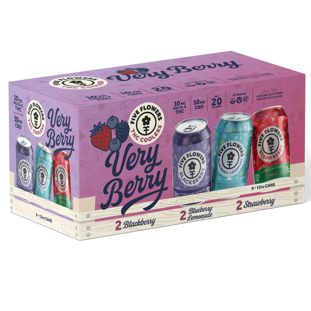 Very Berry Pack – Five Flowers