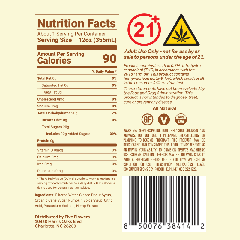 Pumpkin Donut Cooler