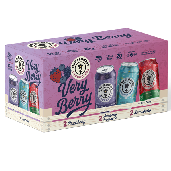 Very Berry Pack – Five Flowers