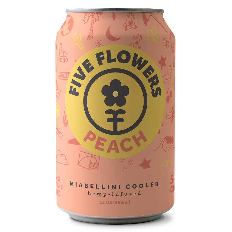 Peach Miabellini Cooler – Five Flowers