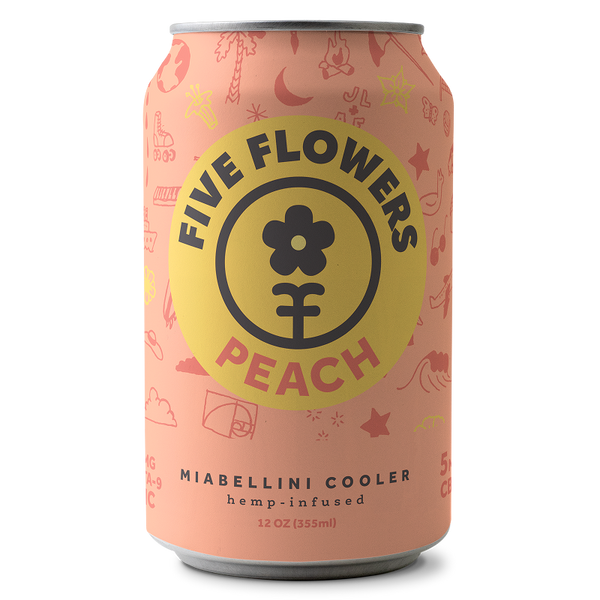 Peach Miabellini Cooler – Five Flowers