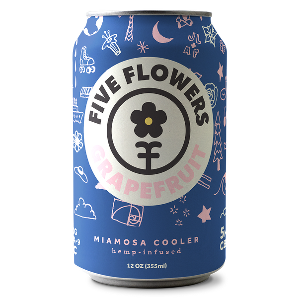 Grapefruit Miamosa Cooler – Five Flowers